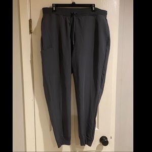 Mandala Scrub Pants Joggers XL charcoal NWOT